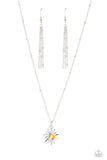 Paparazzi Soak up the Sun - Yellow Sunny Pendant Necklace