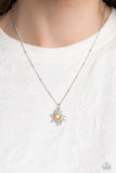 Paparazzi Soak up the Sun - Yellow Sunny Pendant Necklace