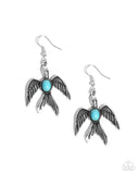 Paparazzi Soaring Stones- Blue Earrings