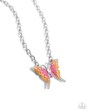 Paparazzi Soft Landing- Orange Necklace