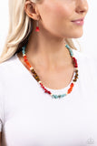 Paparazzi Soothing Stones - Red Stone Necklace