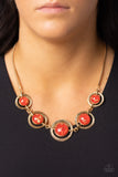 Paparazzi Sophisticated Showcase - Red Necklace