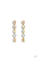 Paparazzi Sophisticated Stack - Gold MultiColored Earrings