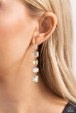 Paparazzi Sophisticated Stack - Gold MultiColored Earrings