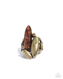 Paparazzi Stacked Sass- Brass Ring