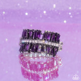Paparazzi Staggering Stacks - Purple