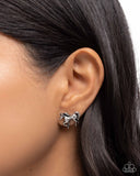 Paparazzi Stallion Selfie- Silver Earrings