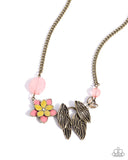 Paparazzi Standing Shimmer- Brass Necklace