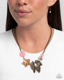 Paparazzi Standing Shimmer- Brass Necklace