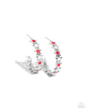 Paparazzi Star Spangled Statement- Red Hoops