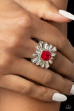 Paparazzi Starburst Season - Red Ring