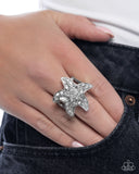 Paparazzi Starfish Scope- White Ring
