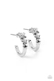 Paparazzi Starfish Showpiece - White Stars Tiny Hoops