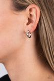 Paparazzi Starfish Showpiece - White Stars Tiny Hoops
