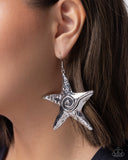 Paparazzi Stark Stars- Silver Earrings
