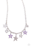 Paparazzi Starstruck Sentiment - Purple Star Necklace