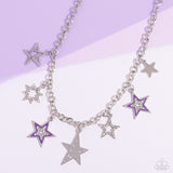 Paparazzi Starstruck Sentiment - Purple Star Necklace