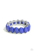 Paparazzi Starting OVAL - Blue Bracelet