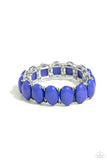 Paparazzi Starting OVAL - Blue Bracelet