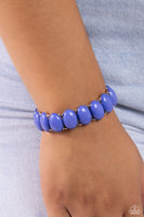 Paparazzi Starting OVAL - Blue Bracelet