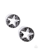 Paparazzi Stellar Saloon- Black Earrings