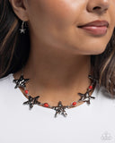 Paparazzi Stellar Santa Fe- Red Necklace