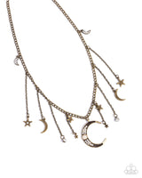 Paparazzi Stellar Selection - Brass Necklace