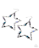 Paparazzi Stellar Spell- Black Earrings