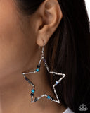 Paparazzi Stellar Spell- Black Earrings