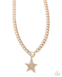 Paparazzi Stellar Spotlight- Gold Necklace