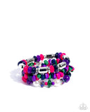 Paparazzi Stirring Stack- Purple Bracelet