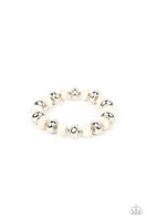 Paparazzi Stone Age Aesthetic - White Stone Beads Bracelet