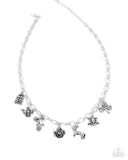 Paparazzi Storyteller Sheen- Silver Necklace