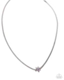 Paparazzi Straight Up Stellar- Purple Necklace