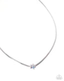 Paparazzi Straight Up Stellar- Blue Necklace