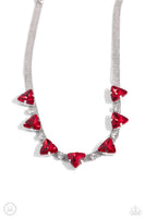 Paparazzi Strands of Sass - Red Necklace