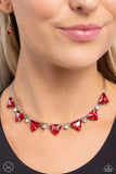 Paparazzi Strands of Sass - Red Necklace