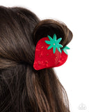 Paparazzi Strawberry Showcase- Red Hair Clip