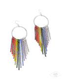 Paparazzi Streamlined Shimmer- Multi Earrings