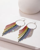 Paparazzi Streamlined Shimmer- Multi Earrings