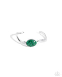 Paparazzi Striped Sensation - Green Bracelet