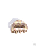 Paparazzi Striped Shopaholic- Brown Hair Accessory