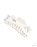 Paparazzi Striped State of Mind- White Hair Accessories