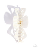 Paparazzi Striped State of Mind- White Hair Accessories