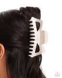 Paparazzi Striped State of Mind- White Hair Accessories
