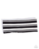 Paparazzi Striped Symphony- Black HairBand
