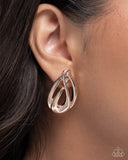 Paparazzi Sturdy Sheen- Gold Earrings