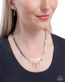 Paparazzi Suave Shimmy- Silver Necklace