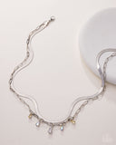 Paparazzi Suave Shimmy- Silver Necklace