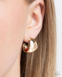 Paparazzi Suddenly Shiny - Gold Earrings